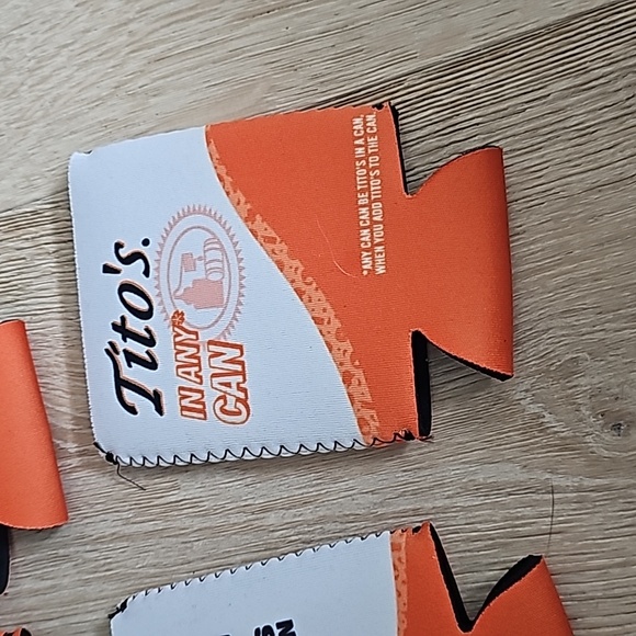 NWOT Tito's Vodka koozies Set of 4 - Picture 4 of 4